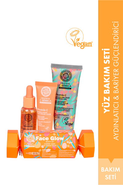O C-Berrica Face Glow Beauty Set, 75 ml/30 ml/30 ml