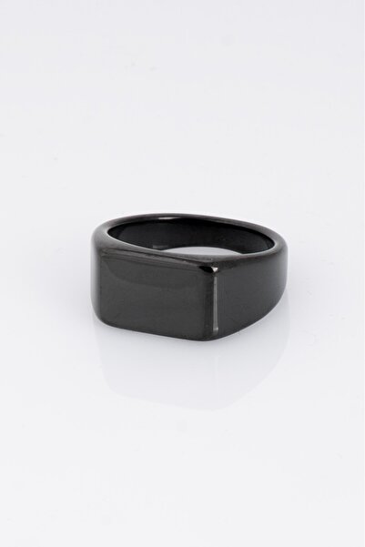 UKHWD SUPPLY 316L Steel Rectangle Cut Men's Ring