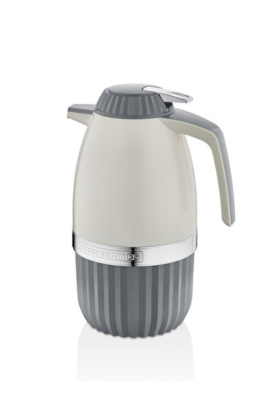 Star Termos 2 Liter Elegant Series Glass Thermos / Gray | 12 Hours Warm, 24 Hours Cold Storage