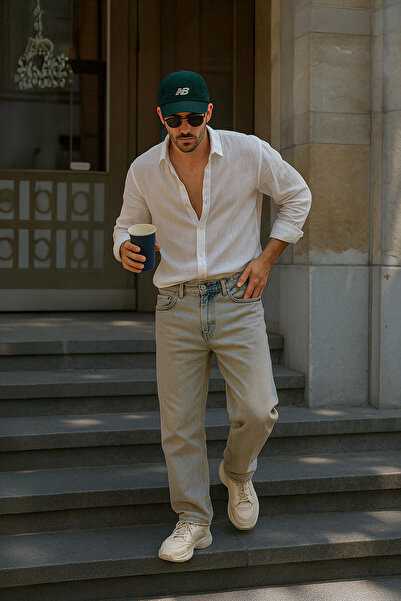 BANNY JEANS Ανδρικό καφέ παντελόνι Jean Skater Fit