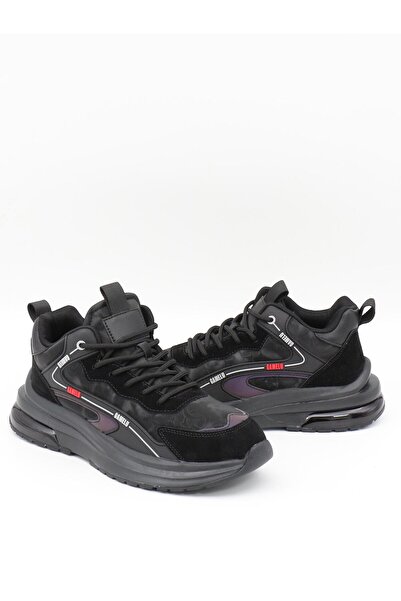 GAMELU Went Black Fashion Air Sole Men's Sneakers