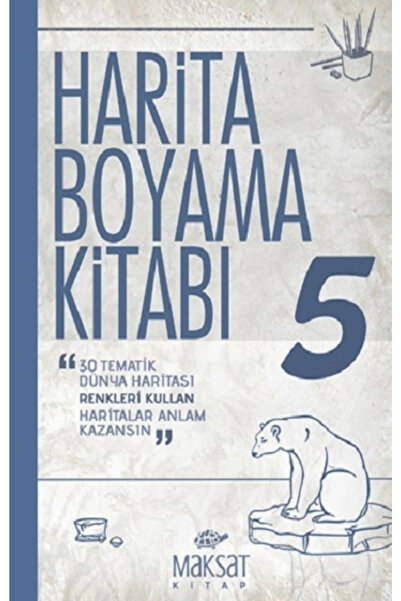 maksat kitap Harita Boyama Kitabı - Dünya 5 - - Veli Kural Kitabı