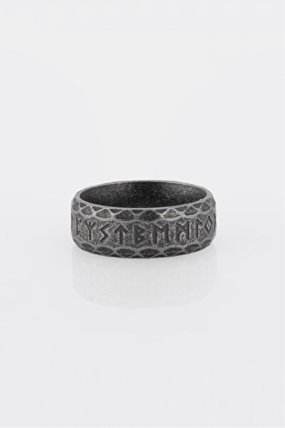 UKHWD SUPPLY 316L Steel Oxide Rustic Viking Men's Ring