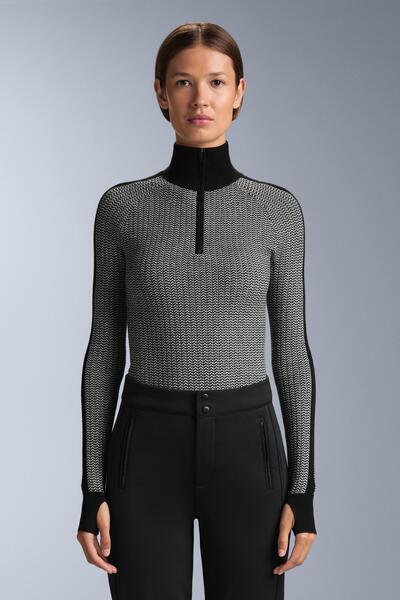Oysho Herringbone jacquard knit base layer top