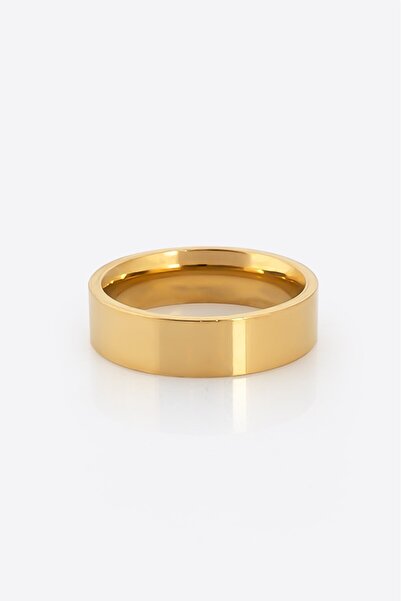 UKHWD SUPPLY 316L Steel Plain Flat Men's Ring Ka1344Al