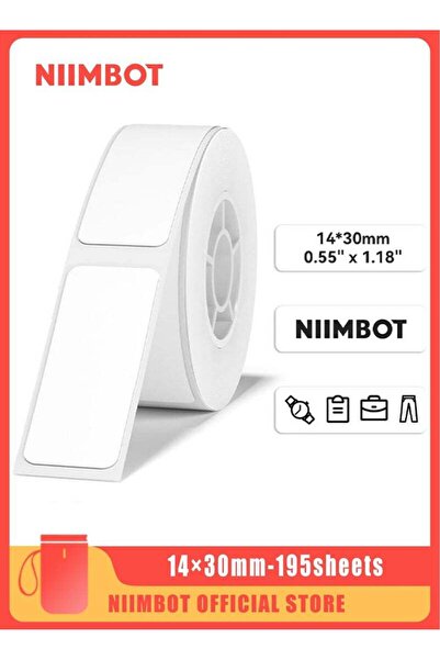 NiiMbot شريط صانع الملصقات، ملصق مقاوم للماء والزيت لـ D11/D110 (14 × 30 مم، ...