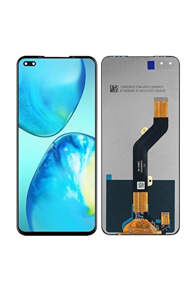 SASA İNFİNİX NOTE 8 UYUMLU LCD DOKUNMATİK EKRAN ÇITASIZ SİYAH (X692)