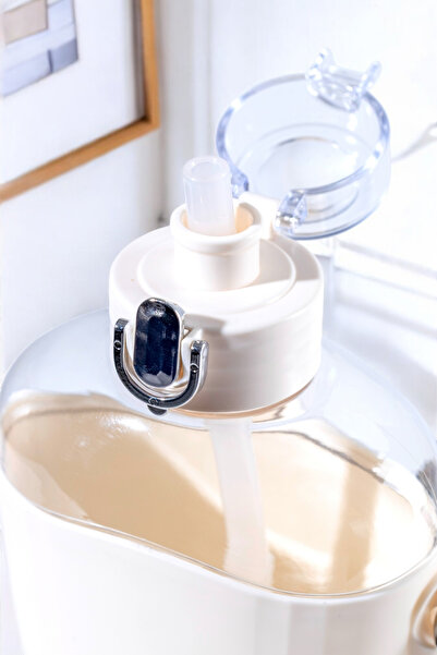 Nandy Home Cutie de prânz cadou, sticlă cu curea și paie