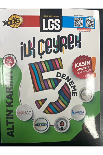 Altın Karma 2025-2026 ALTINKARMA LGS İLK ÇEYREK KASIM ARA TATİL 5 DENEME
