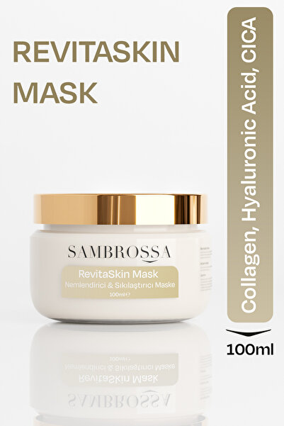 Sambrossa 100ml RevitaSkin Maske – CICA, Kolajen, Hyaluronik Asitli Yoğun Bak...