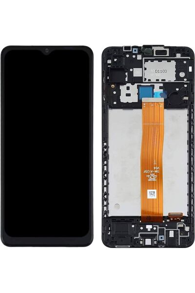 SASA SAMSUNG A12 A125 UYUMLU LCD DOKUNMATİK EKRAN ÇITALI SİYAH