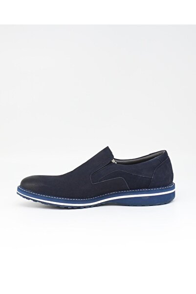 Fosco 8566 Ανδρικά παπούτσια Casual Navy Blue Nubuck