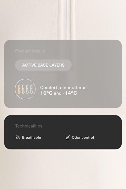 Oysho Half-zip polar thermal base layer T-shirt