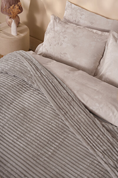 Puffy Sova Double Wellsoft Blanket - Mink