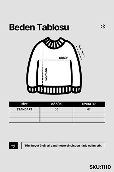 Balenbi Γυναικείο πλεκτό πουλόβερ με λαιμόκοψη oversized ρίγες 1128