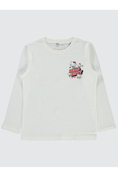 Civil Girls Hanorac Sanrio Hello Kitty pentru 10-13 ani - Ecru 11-12 ani