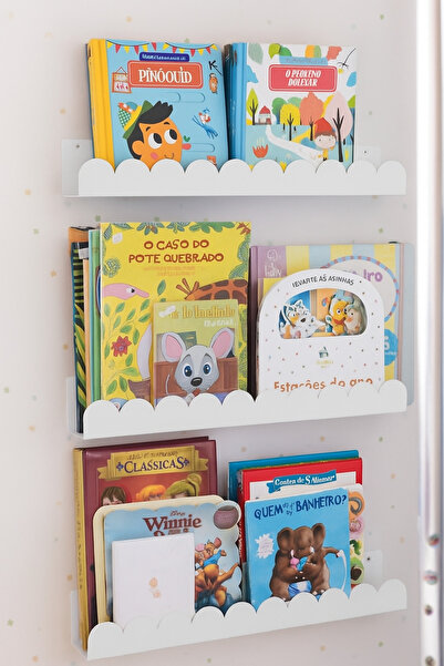 Store Montessori Bulut 3'lü Raf