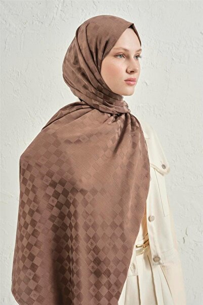 Armine Elegance Silk Cotton Checker Shawl