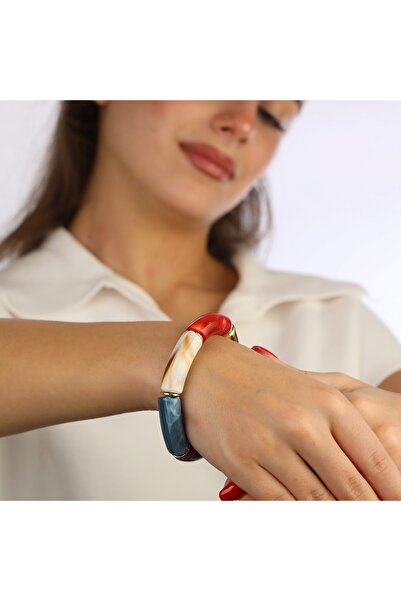 GÜNEBAKAN AKSESUAR سوار ملون مصمم بخرز أكريليك