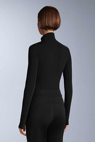 Oysho Half-zip base layer T-shirt