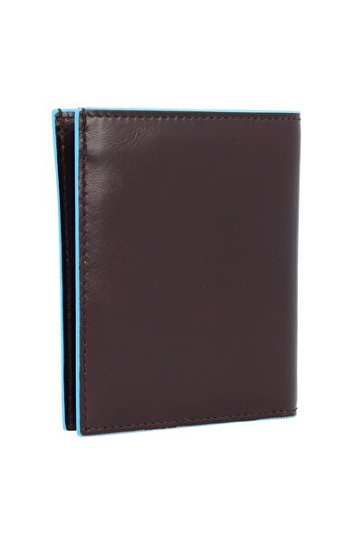 PIQUADRO Blue Square, Leather card holder, PP1518B2, Brown, Unisex