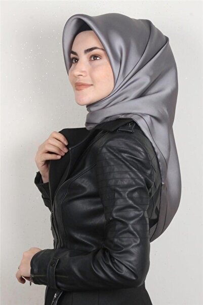 Armine DJ SAF Μεταξωτό Κασκόλ 8668D - Σκούρο Γκρι, Sura Nostalgia - 8668-11