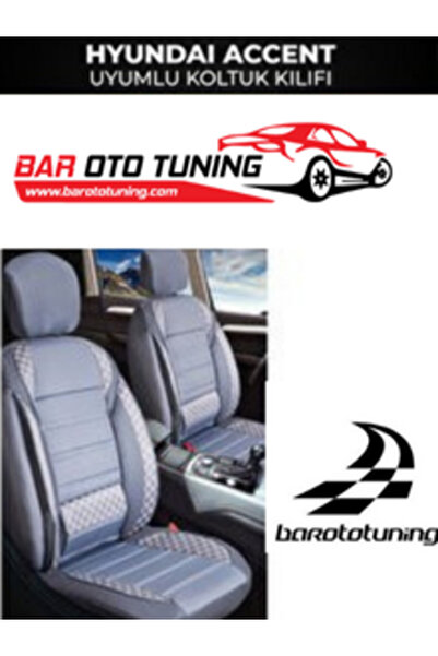 barototuning غطاء مقعد السيارة المدخن المتوافق مع هيونداي أكسنت من سلسلة فيرا...