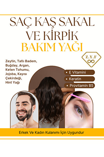 ZYF Saç Kaş ve Kirpik Bakım Yağı