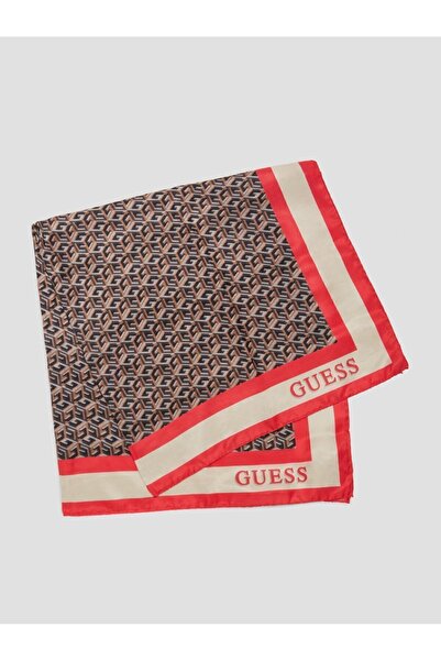 Guess Silvana, Textile scarf, Red, 90 x 90, For women