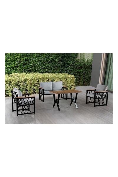 mobilyabazari Açelya Bahçe Mobilyası (salon, Balkon, Cafe Ofis) 2+1+1+masa
