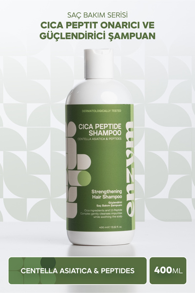ENZYM COSMETICS Cica Peptit Onarıcı Ve Güçlendirici Şampuan 400 ml (Tuzsuz)
