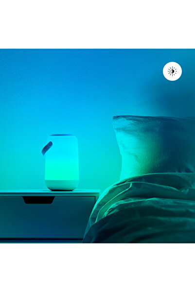 Wiz Mobile Portable - Şarjlı Taşınabilir Akıllı Lamba (RGB Ambiyans) Matter, Google Home, Alexa Uyumlu