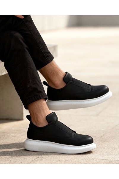 Knack Sneakers Shoes 911 Black (Λευκή σόλα)