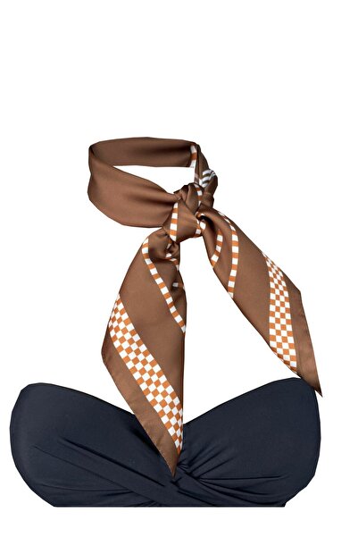 Bolder Nil Scarf Brown/Ecru 70*70 cm Foulard Scarf