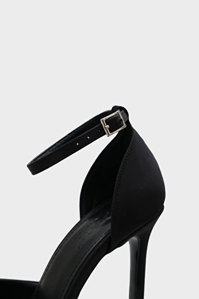 Capone Outfitters Raine Heeled Pointed Toe Stone Ankle Strap Stylish Women's Shoes