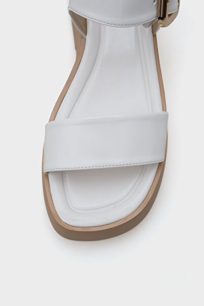 Capone Outfitters Eddie Wedge Heeled Single Strap Buckle Women's Comfort Sandals