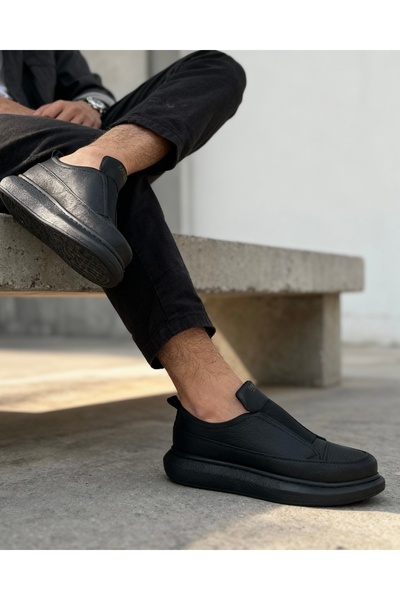 Knack Кросівки 911 Чорні (Чорна підошва)