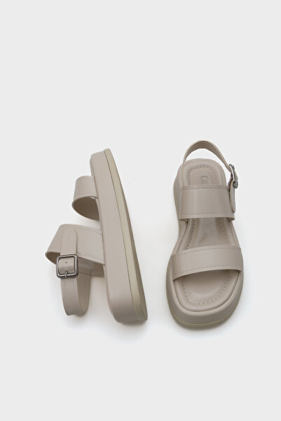 Capone Outfitters Marris Single Strap Wedge Heeled Comfort Women's Sandals