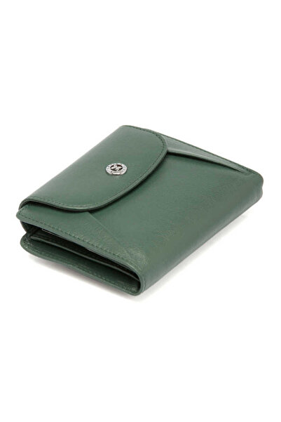 Tergan Green Genuine Leather Women's Wallet - S1Cb00005714-J0B