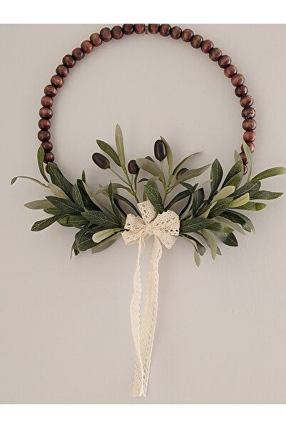 Home Kahverengi boncuk zeytin kapı süsü