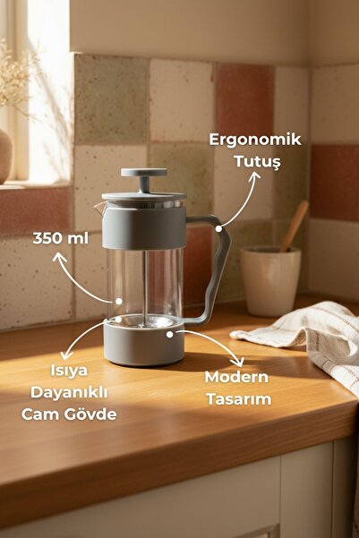 Bambum Gift French Press 350 Ml Gri