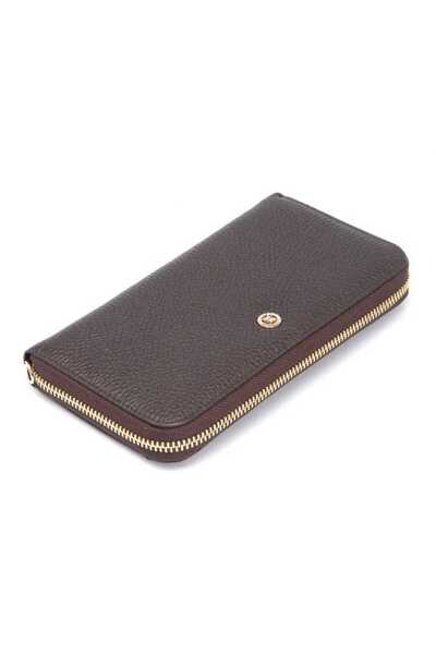 Tergan Brown Genuine Leather Women's Wallet - S1Cb00005734-A42
