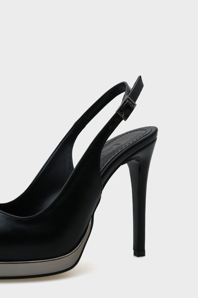 Capone Outfitters Dámské boty na vysokém podpatku Risa s otevřenou špičkou