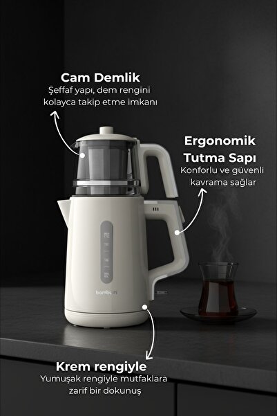 Bambum Force Tea Machine - With Glass Teapot