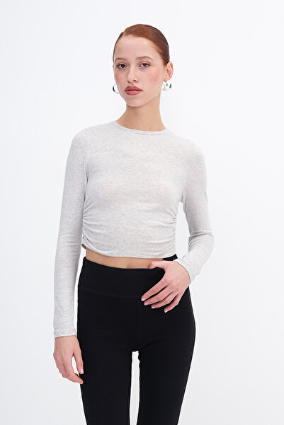 Addax Βασική μπλούζα με λαιμόκοψη B1658-X5