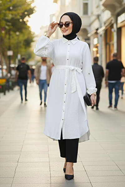 Neva Style Туніка з капюшоном, бежева, 21095e