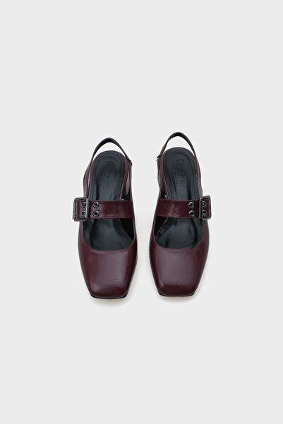 Capone Outfitters Dámské boty Sena se středním podpatkem Mary Jane s přezkou