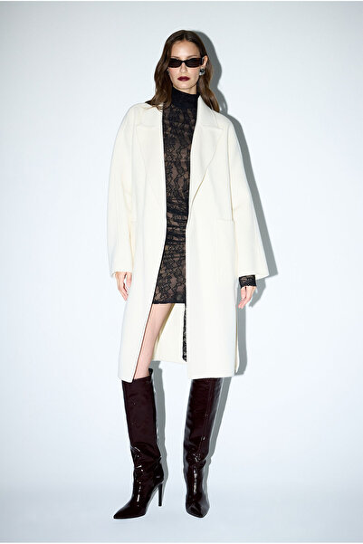 adL Mert Aslan Mert Aslan Cepli Yün Karışımlı Kaban