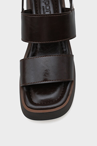 Capone Outfitters Dora Wedge Heeled Double Strap Women's Sandals