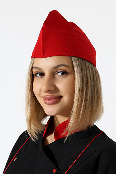 Bilenn Tekstil قبعة كوك بوت - أحمر